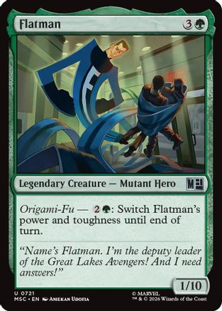 Flatman  (MSC-721) - [Commander: Marvel Super Heroes]