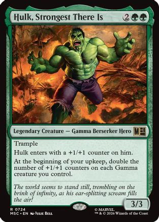 Hulk, Strongest There Is  (MSC-724) - [Commander: Marvel Super Heroes]