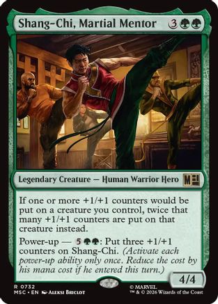 Shang-Chi, Martial Mentor  [Foil]  (MSC-732) - [Commander: Marvel Super Heroes]