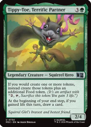 Tippy-Toe, Terrific Partner  (MSC-734) - [Commander: Marvel Super Heroes]