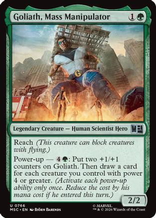 Goliath, Mass Manipulator  (MSC-766) - [Commander: Marvel Super Heroes]