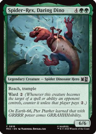 Spider-Rex, Daring Dino  (MSC-818) - [Commander: Marvel Super Heroes]