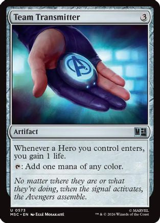 Team Transmitter  [Foil]  (MSC-573) - [Commander: Marvel Super Heroes]