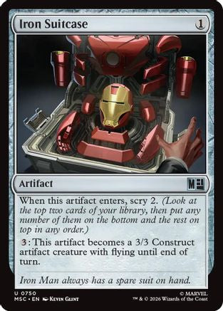 Iron Suitcase  (MSC-750) - [Commander: Marvel Super Heroes]