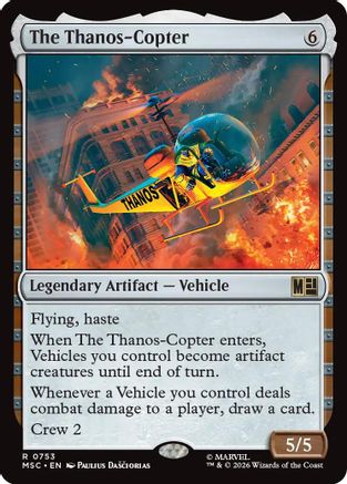 The Thanos-Copter  [Foil]  (MSC-753) - [Commander: Marvel Super Heroes]