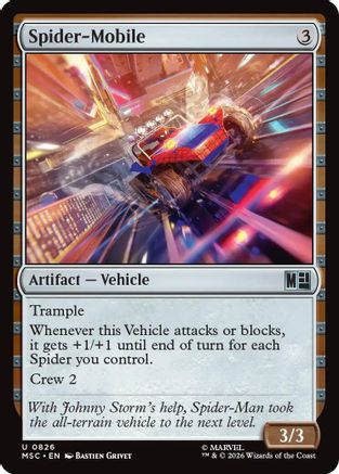 Spider-Mobile  (MSC-826) - [Commander: Marvel Super Heroes]