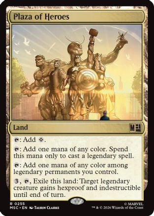 Plaza of Heroes  (MSC-255) - [Commander: Marvel Super Heroes]