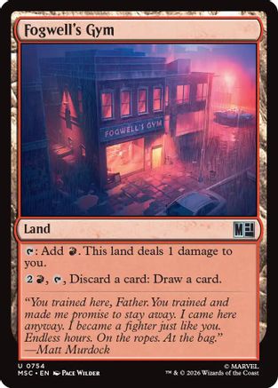 Fogwell's Gym  (MSC-754) - [Commander: Marvel Super Heroes]