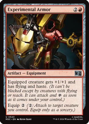 Experimental Armor  (MSC-543) - [Commander: Marvel Super Heroes]