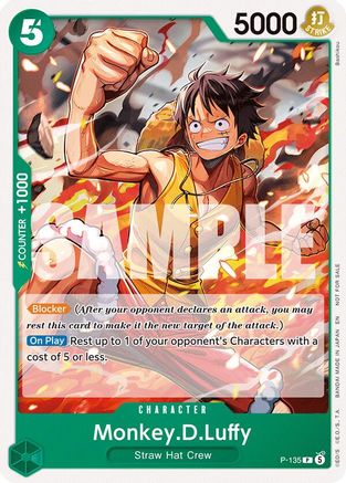 Monkey.D.Luffy (OP16 Release Event) (P-135) - [One Piece Promotion Cards]