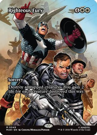 Righteous Fury (Borderless)  (MAR-049) - [Marvel Universe Eternal-Legal]