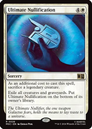 Ultimate Nullification  (MSC-026) - [Commander: Marvel Super Heroes]