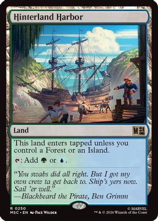 Hinterland Harbor (Surge Foil)  [Foil]  (MSC-250) - [Commander: Marvel Super Heroes]
