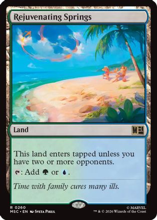 Rejuvenating Springs (Surge Foil)  [Foil]  (MSC-260) - [Commander: Marvel Super Heroes]