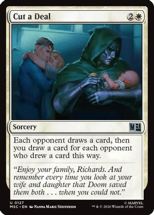 Cut a Deal (Surge Foil)  [Foil]  (MSC-127) - [Commander: Marvel Super Heroes]