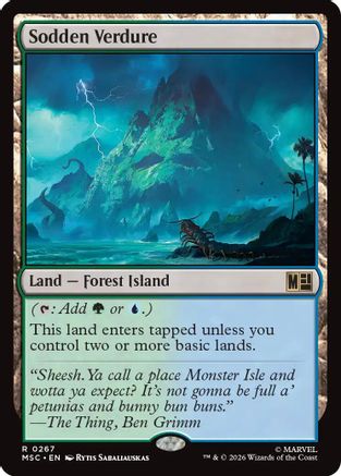 Sodden Verdure  (MSC-267) - [Commander: Marvel Super Heroes]