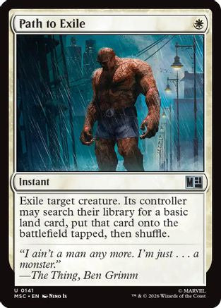 Path to Exile  (MSC-141) - [Commander: Marvel Super Heroes]