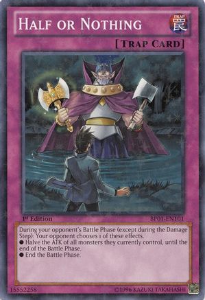 Half or Nothing [BP01-EN101] Starfoil Rare - Trinity Hobby