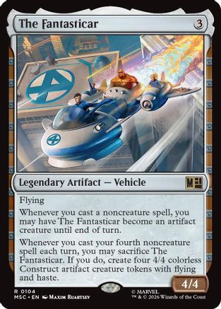 The Fantasticar  (MSC-104) - [Commander: Marvel Super Heroes]