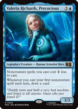 Valeria Richards, Precocious  (MSC-038) - [Commander: Marvel Super Heroes]