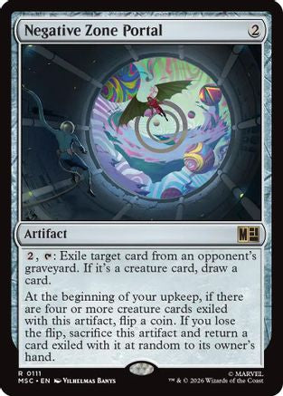 Negative Zone Portal (Surge Foil)  [Foil]  (MSC-111) - [Commander: Marvel Super Heroes]
