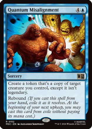Quantum Misalignment  (MSC-152) - [Commander: Marvel Super Heroes]