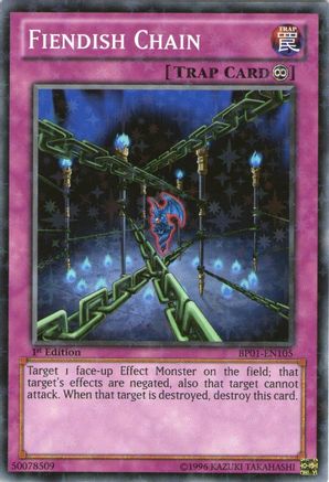 Fiendish Chain [BP01-EN105] Starfoil Rare - Trinity Hobby