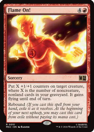 Flame On!  (MSC-051) - [Commander: Marvel Super Heroes]