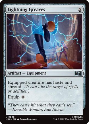 Lightning Greaves  (MSC-202) - [Commander: Marvel Super Heroes]
