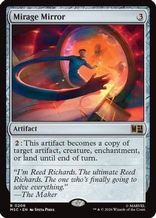 Mirage Mirror (Surge Foil)  [Foil]  (MSC-206) - [Commander: Marvel Super Heroes]