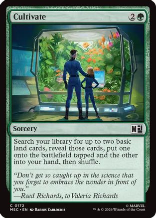 Cultivate  (MSC-172) - [Commander: Marvel Super Heroes]