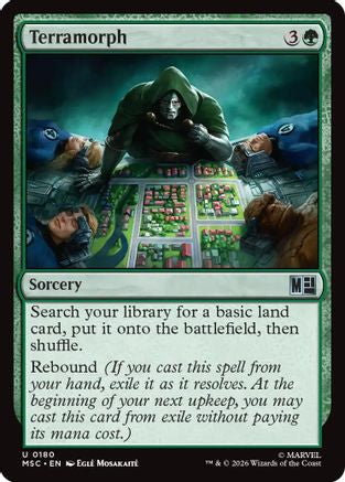 Terramorph (Surge Foil)  [Foil]  (MSC-180) - [Commander: Marvel Super Heroes]