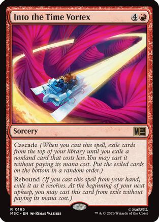 Into the Time Vortex (Surge Foil)  [Foil]  (MSC-165) - [Commander: Marvel Super Heroes]