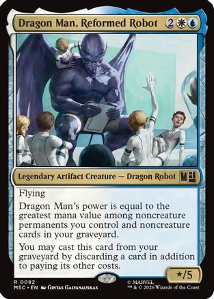 Dragon Man, Reformed Robot  (MSC-082) - [Commander: Marvel Super Heroes]