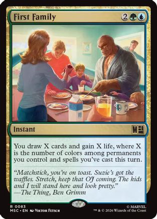 First Family  (MSC-083) - [Commander: Marvel Super Heroes]