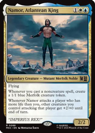 Namor, Atlantean King  (MSC-088) - [Commander: Marvel Super Heroes]