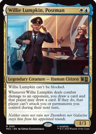 Willie Lumpkin, Postman  (MSC-101) - [Commander: Marvel Super Heroes]