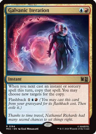 Galvanic Iteration (Surge Foil)  [Foil]  (MSC-184) - [Commander: Marvel Super Heroes]