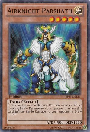 Airknight Parshath [BP01-EN124] Starfoil Rare - Trinity Hobby
