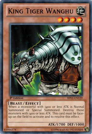 King Tiger Wanghu [BP01-EN129] Starfoil Rare - Trinity Hobby