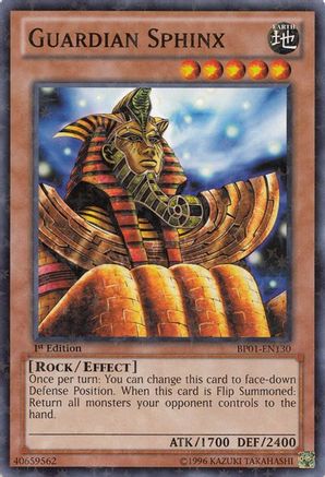 Guardian Sphinx [BP01-EN130] Starfoil Rare - Trinity Hobby