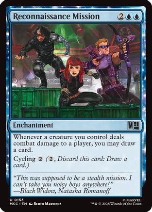 Reconnaissance Mission (Surge Foil)  [Foil]  (MSC-153) - [Commander: Marvel Super Heroes]