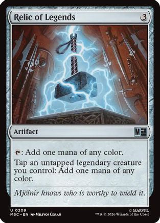Relic of Legends (Surge Foil)  [Foil]  (MSC-209) - [Commander: Marvel Super Heroes]
