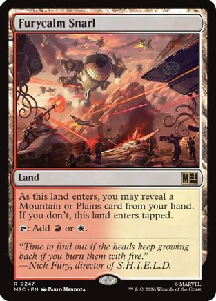 Furycalm Snarl (Surge Foil)  [Foil]  (MSC-247) - [Commander: Marvel Super Heroes]