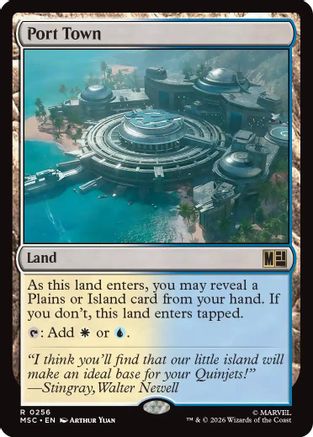 Port Town (Surge Foil)  [Foil]  (MSC-256) - [Commander: Marvel Super Heroes]