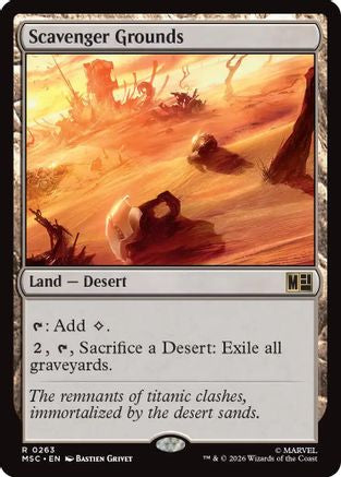Scavenger Grounds (Surge Foil)  [Foil]  (MSC-263) - [Commander: Marvel Super Heroes]