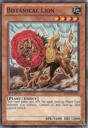 Botanical Lion [BP01-EN145] Starfoil Rare - Trinity Hobby