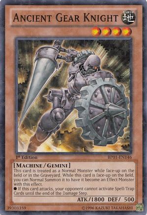 Ancient Gear Knight [BP01-EN146] Starfoil Rare - Trinity Hobby