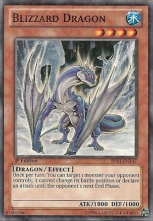 Blizzard Dragon [BP01-EN147] Starfoil Rare - Trinity Hobby