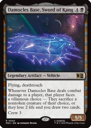 Damocles Base, Sword of Kang  (MSC-042) - [Commander: Marvel Super Heroes]